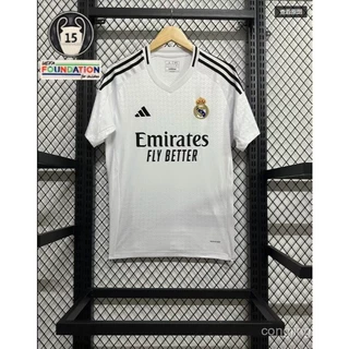 24-25 Real Madrid Camisa Lar Cavalo Real MBAPPÉ #9 #7 VINI JR #7 CR