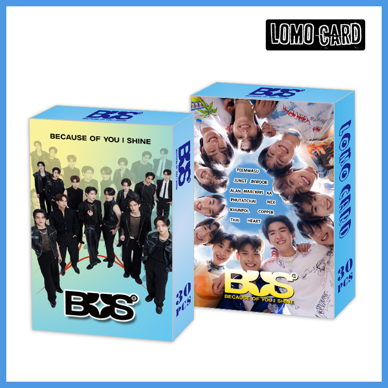 30-92pcs BUS Photocards Because of You I Shine Laser Hologram Lomo