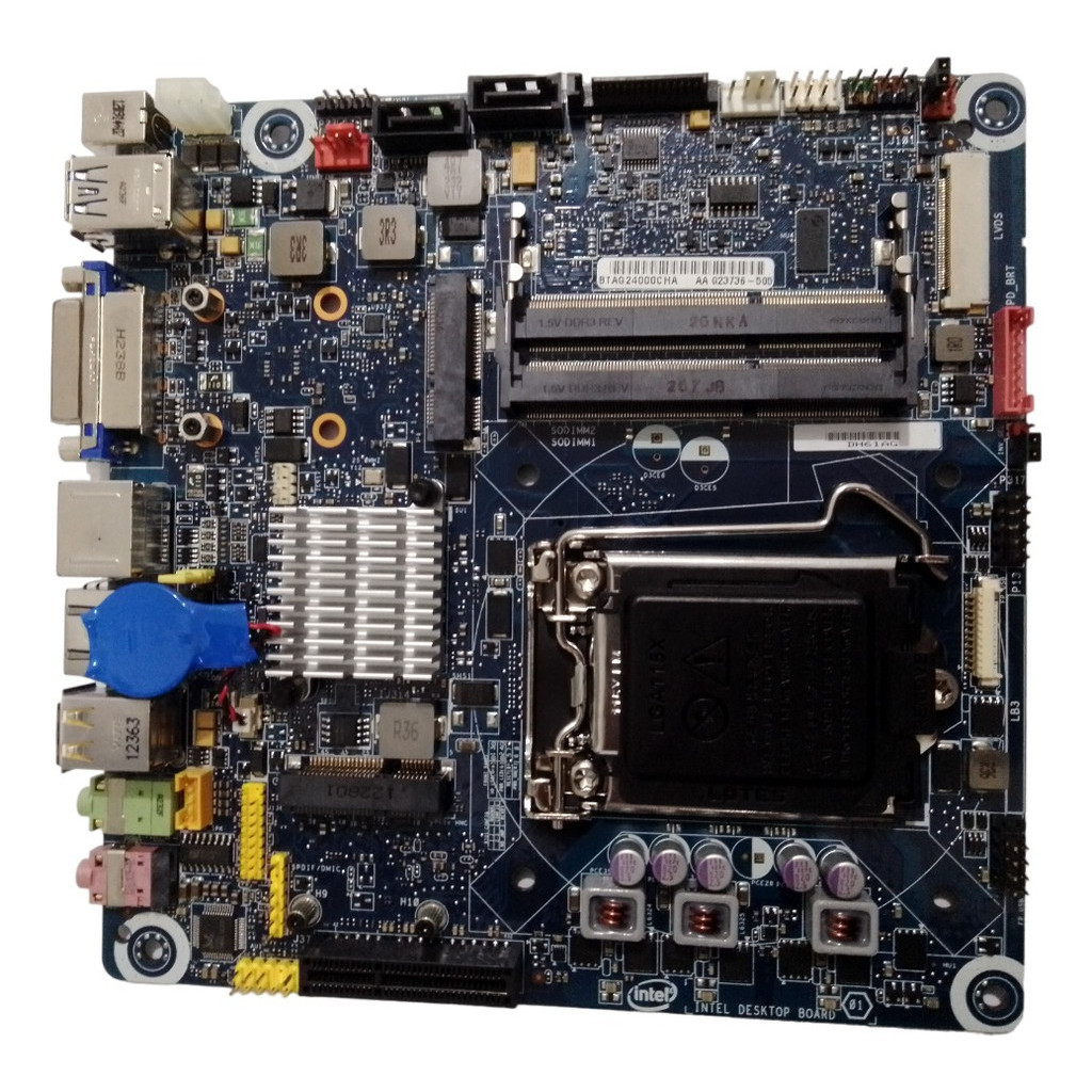 Placa Mãe Mini Itx Positivo Ddr3 Socket 1155 Intel Dh61ag