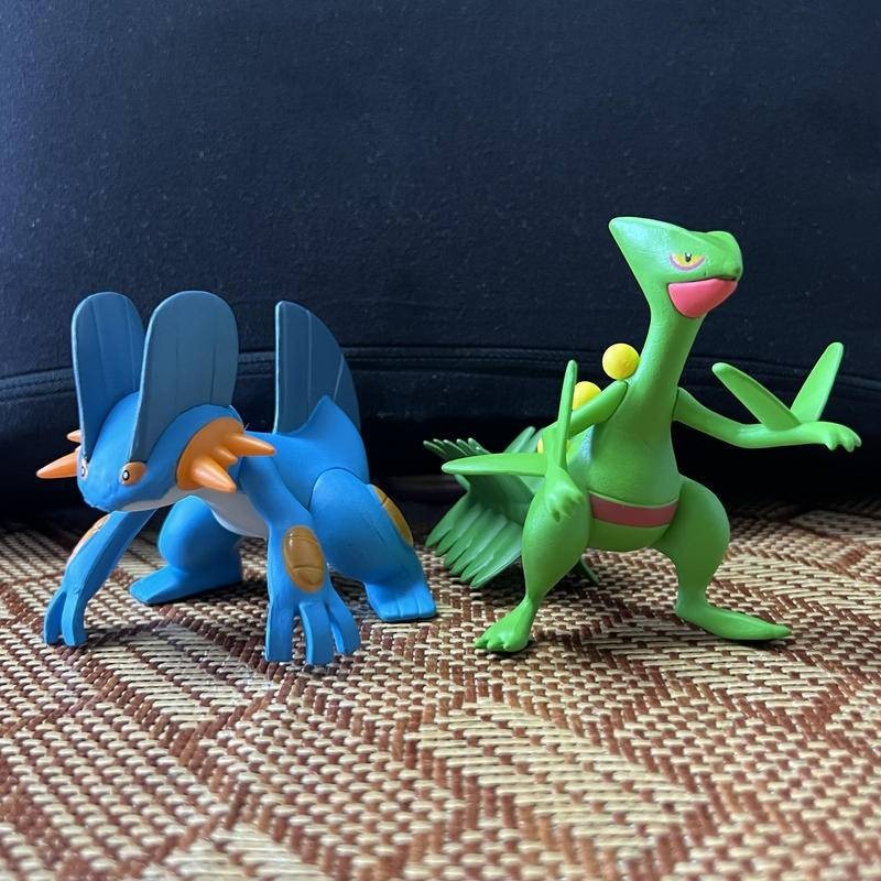 Original Pokemon Sceptile Swampert action figure boneco brinquedo ...