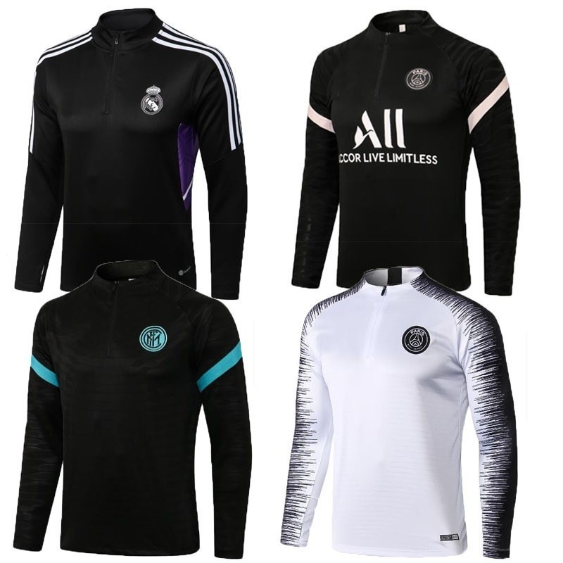 Camisa de time 2023 2024 BL Camisa Da Equipe Manga Comprida De Treinamento De Futebol Half Zipper TOP YLKO * -