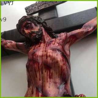 Jesus Cristo Cruz Wall Decor Resina Crucifixo Decoração para casa Sala Igreja Pendurado Parede iadbr YF9N