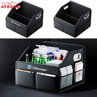 Volkswagen Caixa De Porta-malas De Carro Organizador Dobrável Tronco Carro Caixa De Armazenamento Para Volkswagen Golf Jetta Passat Tiguan Amarok Beetle VW Polo T-Cross Gol Saveiro Nivus Virtus Taos