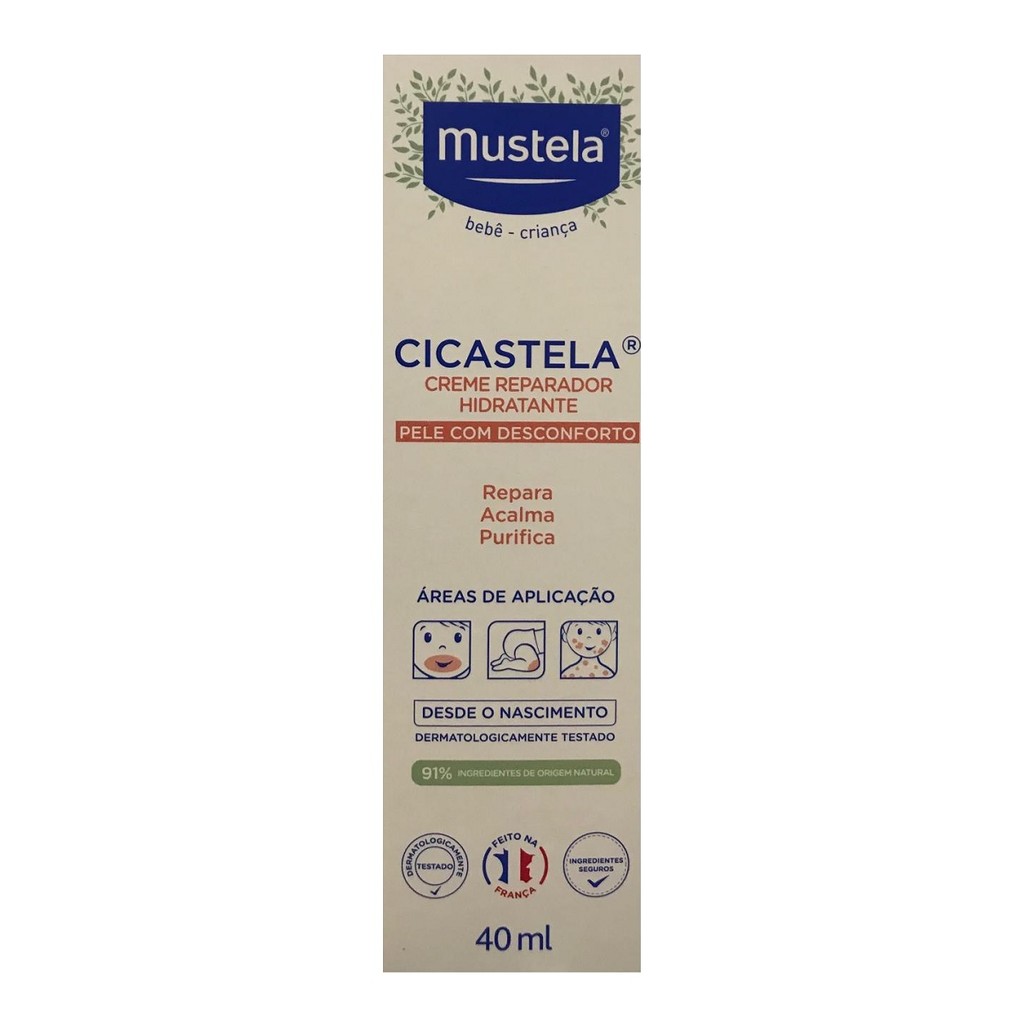 Mustela Bebê Cicastela Reparador Hidratante 40 Ml – Mustela