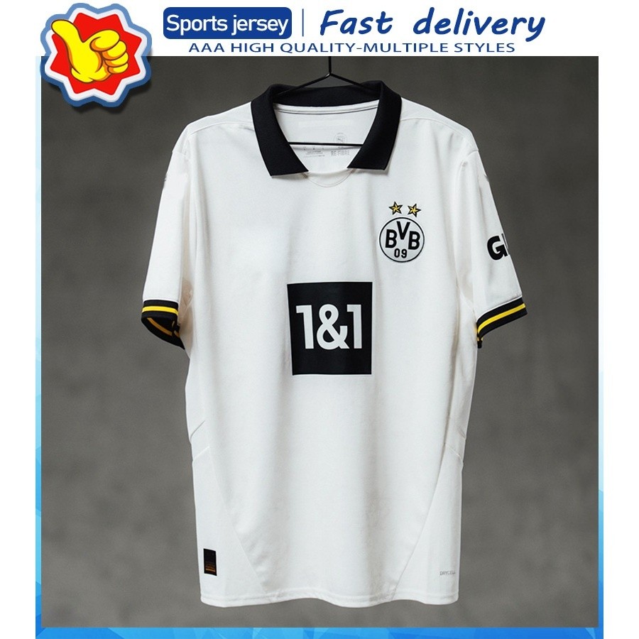 Fan Version Borussia Dortmund 2024 25 Third Jerseys Camisa De Futebol Personalizável