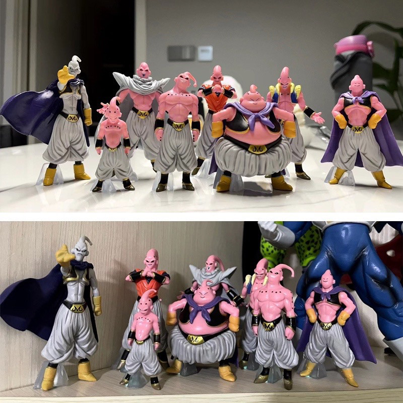 Majin Buu Freeza Figure Actiom Forma Completa 8 Lotes/Conjunto Z Anime Figura De Ação Figuras Coleção Modelo Brinquedos