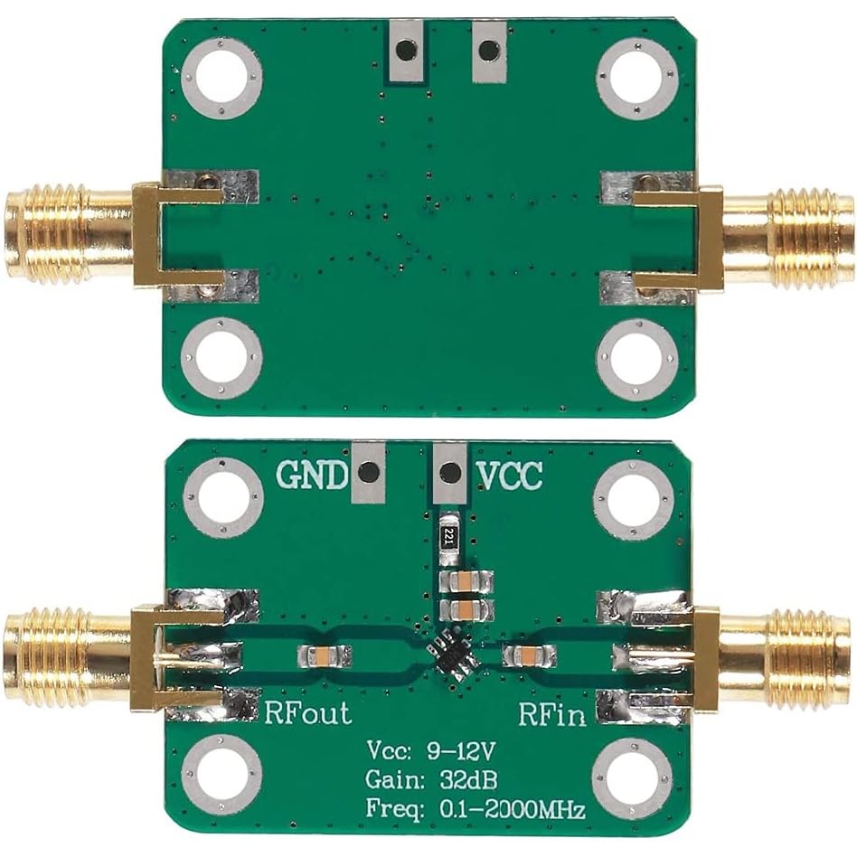Amplificatore 30dB Ricevitore Amplificatore RF A Basso Rumore (LNA) 0.1 ...