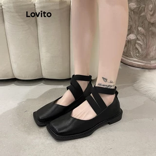 Lovito Casual simples Mary Jane para mulheres LFA42476