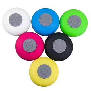 Caixa De Som Emborrachado Banheiro Prova D'água Resistente A Água Bluetooth Android iOS Portátil em Oferta na Shopee