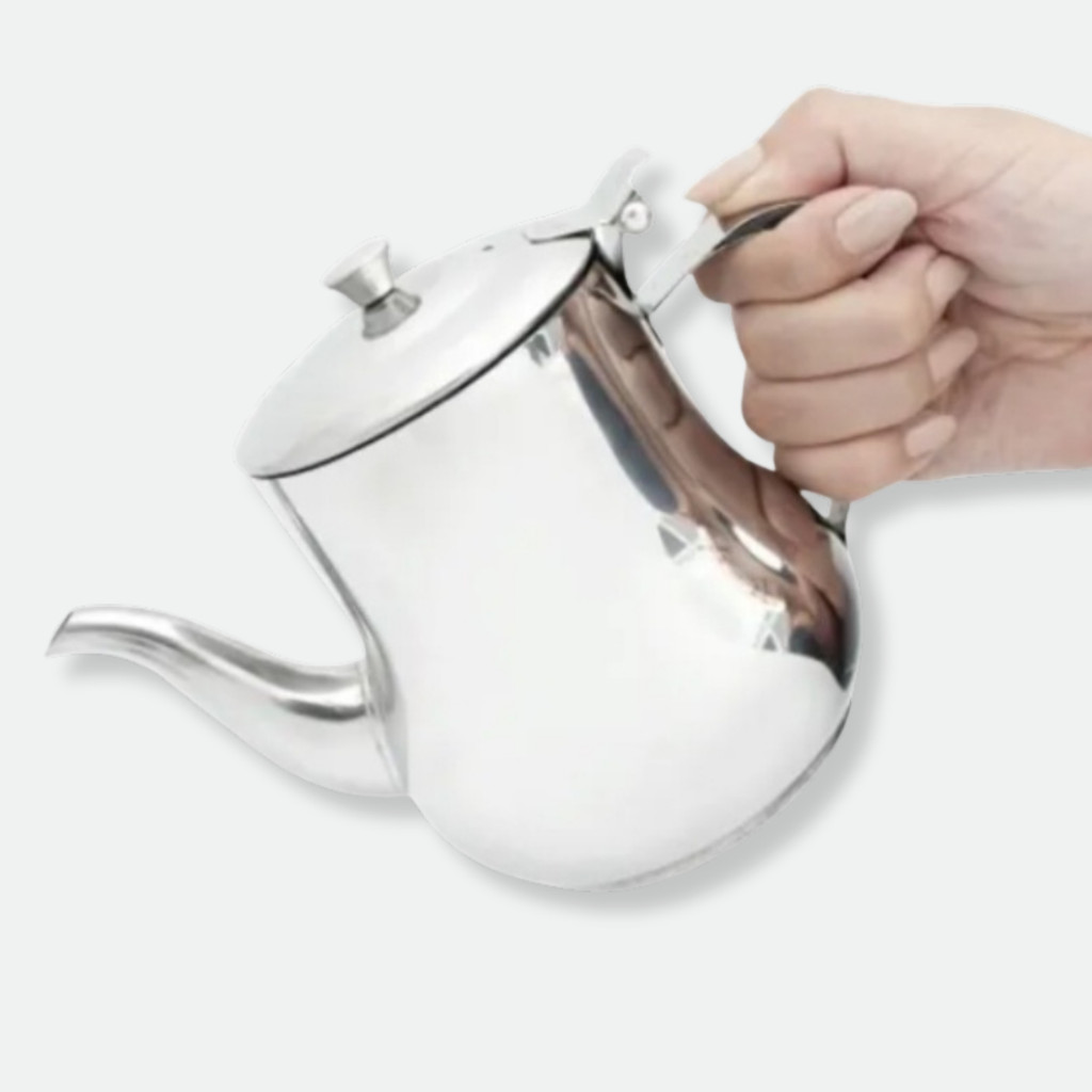 BULE INOX 400ML PARA CHÁ CAFÉ ESTILO GOURMET - 005-C2 | Shopee Brasil