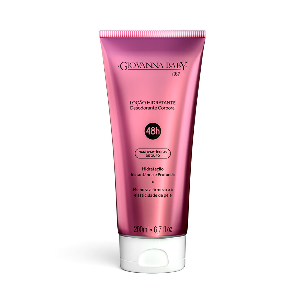 Loção Hidratante Giovanna Baby Rosé 200ml | Shopee Brasil