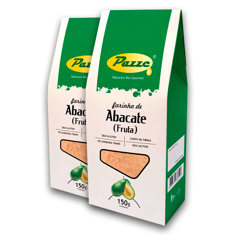 Kit 2 Farinha de Abacate Pazze 150 gramas | Shopee Brasil