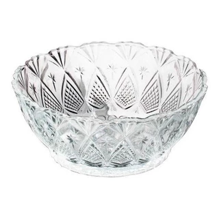 Jogo de Sobremesa 6 Peças Bowl Vidro King Lyor 13x5cm mesa posta