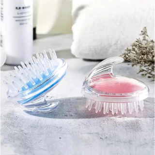 KIT 1/3/5 Escova de Cabelo com Material de Silicone - Ideal para Massagem no Couro Cabeludo