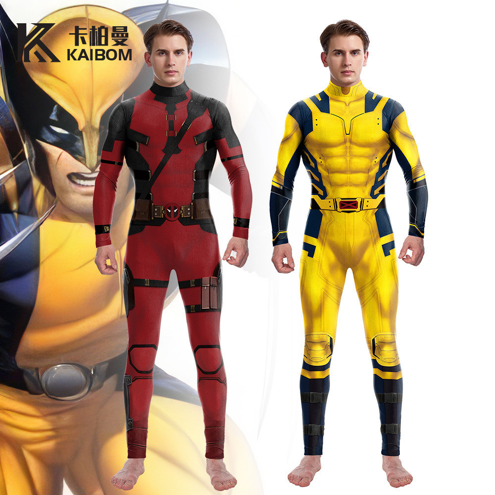 Novo produto Roupa de desempenho para crianças adultas, Marvel cos ...