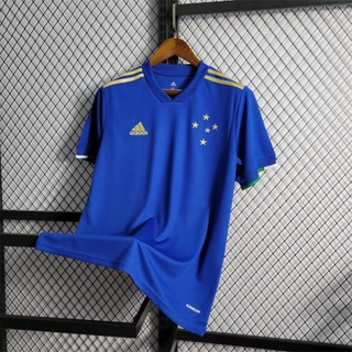 21 /22 C-O Esportes Masculinos Azul Casa Cruzeiro Camisa De Futebol XKLL