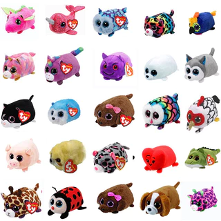 10cm Teeny Ty Beanie Big Eyes Tela Telefônica Wipe Mini Dinossauro De Pelúcia De Brinquedo
