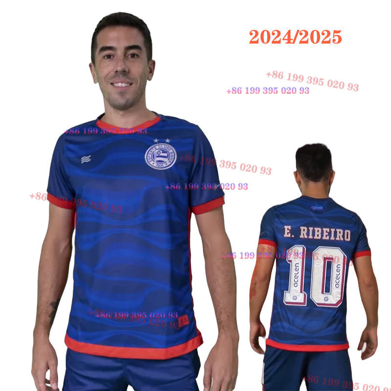 Camisa Jogo 3 Bahia 2024 Azul masculina camisa de futebol