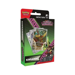 Box Pokemon EV6.5 Coleção Ilustração Fábulas Nebulosas Kingambit Copag - 34449