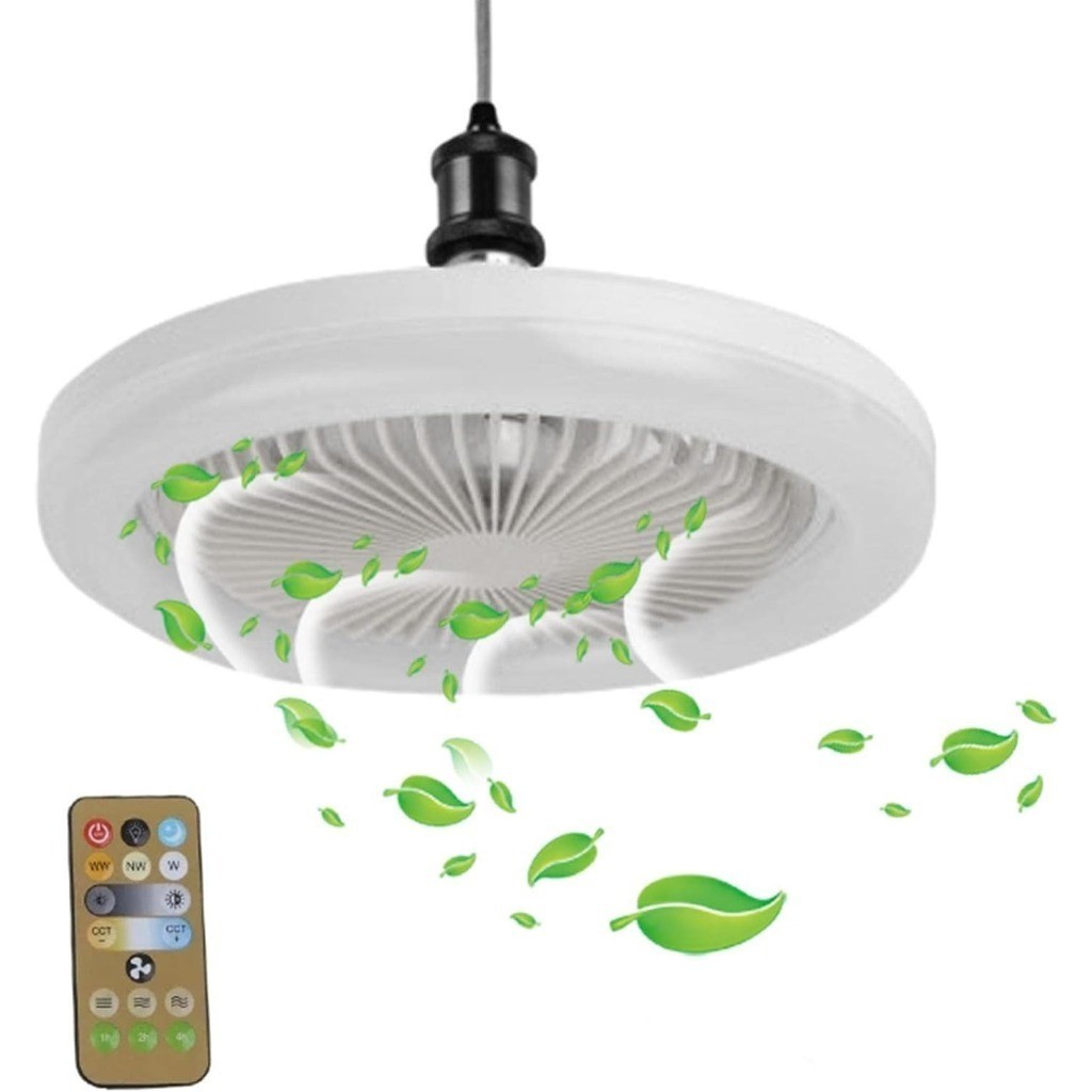 Ventilador De Teto Com Luz Led Novo Sem/Com Controle Bilvot