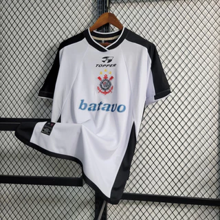 2000 Camisa Retro Camisa de Futebol Masculina Corint Casa S-4XL YX0U