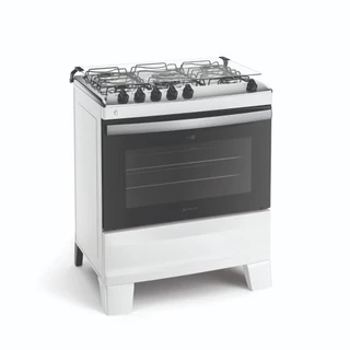 Fogão 5 Bocas a Gás Atlas Agile com Forno 86L Branco Bivolt