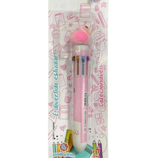 CANETA MULTICOLORIDA FLAMINGO   7898706185687  POLIBRINQ  SCB31 em Oferta na Shopee
