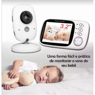 Baba Eletrônica Com Monitor Visão Noturna, Câmera c/ Audio Sensor de Temperatura SU