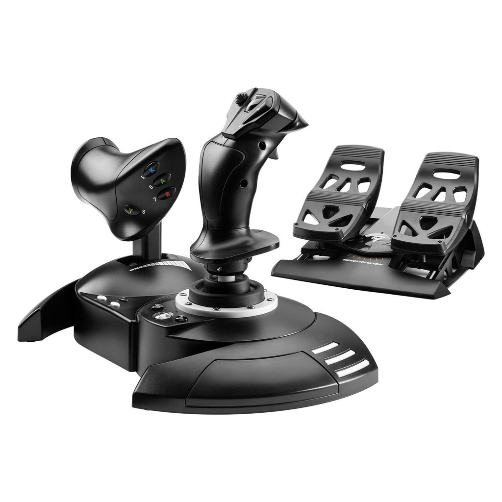 Kit Thrustmaster T flight Hotas Full Xbox Serie X s One Pc Shopee Brasil