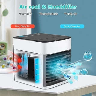 Mini Ar Condicionado Potátil Climatizador De Mesa USB, Escritório, Desktop