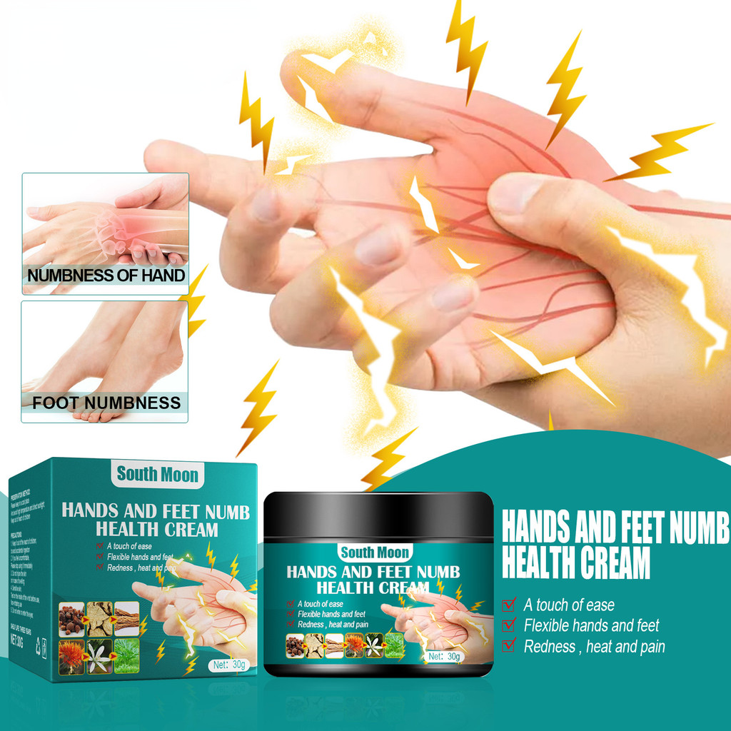 Mãos E Pés Creme De Saúde Dormência Alívio Da Dor Neuropatia | Shopee ...