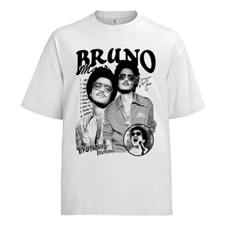 Camiseta Algodão Unissex Tshirt Bruno Mars Bruninho