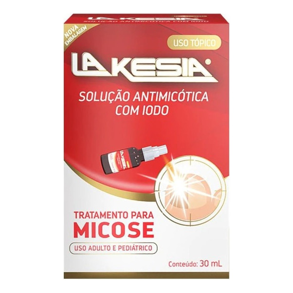Lakesia Solução Antimicótica P/ Unhas 30ml Original La Kesia | Shopee ...