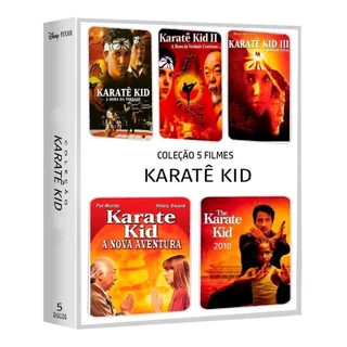 Dvd Coleção Karatê Kid Pentalogia Filmes 1 2 3 4 5 - 5 Dvd