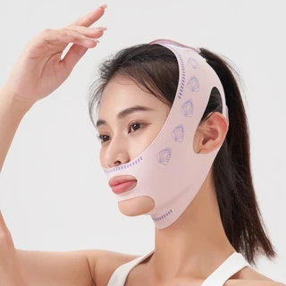 Máscara De Lifting Facial Dispositivo De Beleza Queixo Duplo Emagrecimento Faixa De Cabeça V-Face