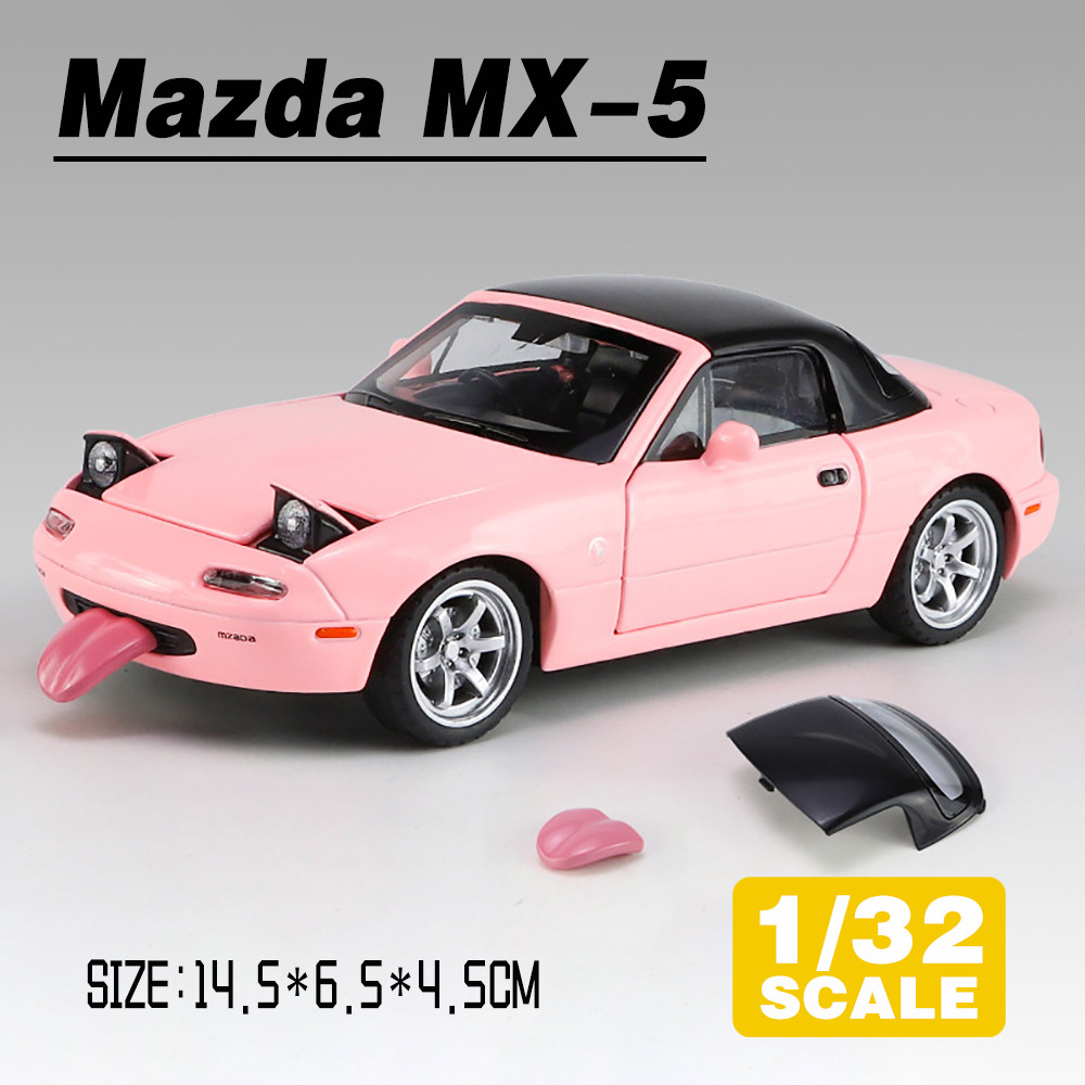 MX-5 ND 1/64スケールミニカー Mazda Mx-5 Race Car Diecast Team 1/64 | Parcelamento sem juros