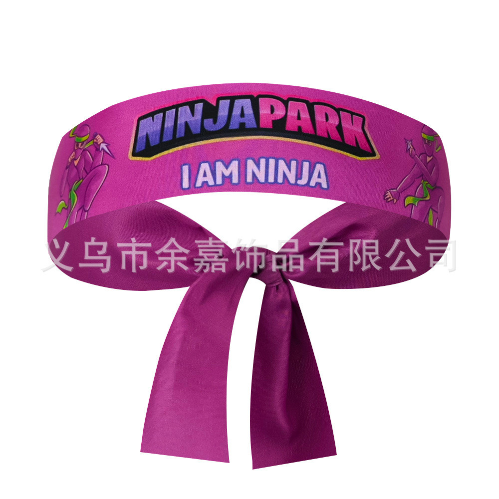 Fasce Ninja Per Bambini - 10 Pezzi Multicolori, Per Feste, Halloween E Giochi Di Ruolo - Foto 2