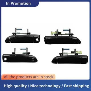 Conjunto De Maçanetas Externas , 4 Unidades , Acessórios Para Carro , Preto , Novo ABS Honda Civic 2001-2005