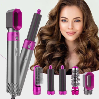 Escova profissional para secador de cabelo com ar quente 5 em 1 110V anjgg