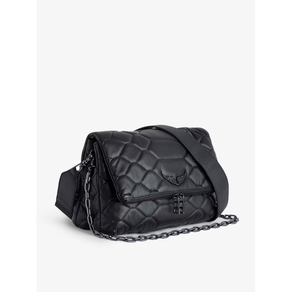 Zadig&Voltaire Bolsa Zv Clássica Francesa Elegante E Versátil Com