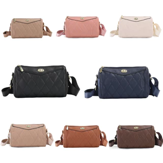 Bolsa de ombro de couro da moda feminina, bolsa de ombro de couro ajustável Marisa em Oferta na Shopee