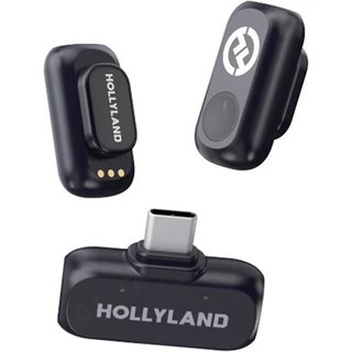 Microfone de Lapela sem fio Hollyland Lark A1 Versão Mini Duo Tipo-C Original Lacrado