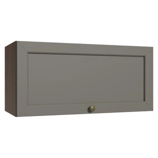 Armário Aéreo 70 cm 1 Porta Basculante Rustic/Cinza Vik Madesa em Oferta na Shopee