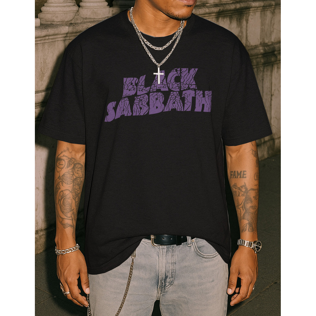 Camiseta Black Sabbath Oversized Banda Vintage Moda Grunge