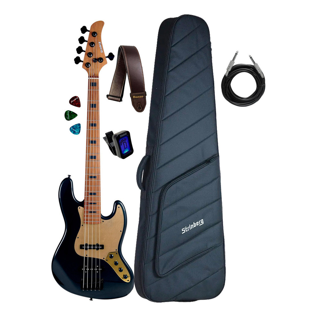 Contrabaixo Strinberg Jbs155ad Com Bag Inclusa + Acessórios