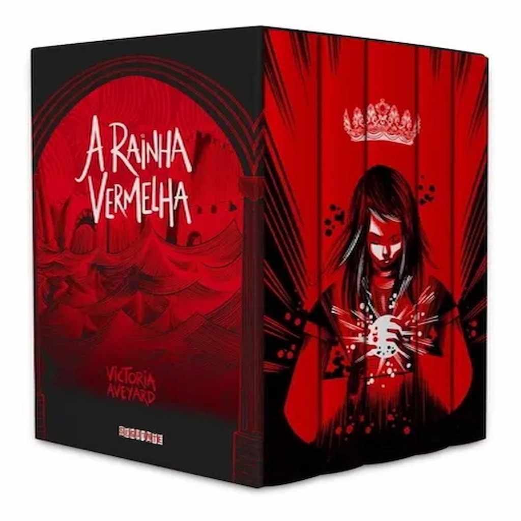 BOX SERIE A RAINHA VERMELHA 5 VOLUMES ESPECIAL autor VICTORIA AVEYARD ...
