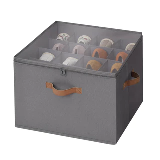 Organizador De Sapatos Para Guarda-Roupa , Caixa De Armazenamento Com Alças E Tampa Transparente , Pode Conter Até 12 Pa em Oferta na Shopee