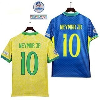 2024 Seleção Brasileira Camisa de Futebol Masculina de Manga Curta Casa Camisa Esportiva