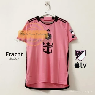 668 Fãs questão 24/25 Inter Miami casa camisa de futebol
