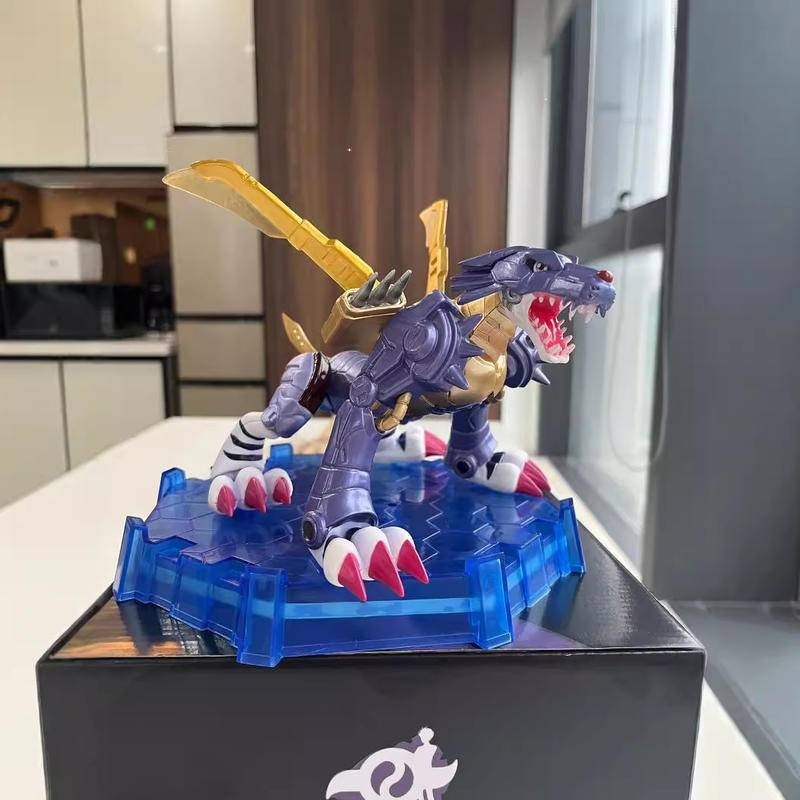 Aventura Digimon Metal Garurumon wargreymon Figura De Ação